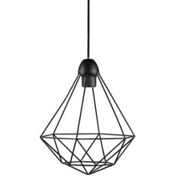Nordlux Lámpara de techo negro con pantalla abierta y forma geométrica