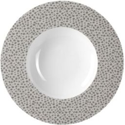 Medard de Noblat Plato de sopa (x6) porcelana platine