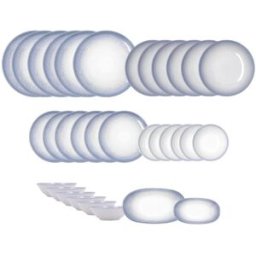 Bidasoa Vajilla 32 piezas porcelana azul
