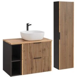 Petits meubles Conjunto mueble lavabo individual tableros de melamina y mdf madera