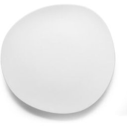 Medard de Noblat Plato llano (x6) porcelana blanco