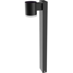 LUMISKY Poste solar negro h70cm