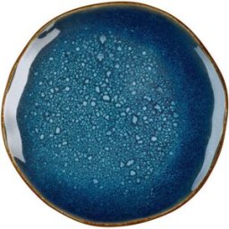 Medard de Noblat Plato de postre 21 cm (juego de 6) gres azul