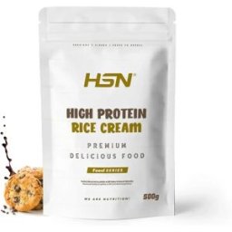 HSN Crema de arroz proteica 500g chocolate y galletas - Recetas Saludables - Polvo - 10 Servicios