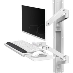 ET 45-696-290 - ERGOTRON LX Pro sistema estación de trabajo de pared, blanco