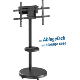 MYWALL MYW HP91L - Soporte de TV para 37" - 86", enrollable, altura ajustable, negr