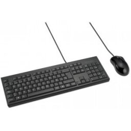 Kensington Kit de teclado y ratón con cable KM100 EQ Español - Negro