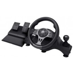 Trust GXT 289 Movi Negro USB Volante + Pedales Nintendo Switch, PlayStation 4, Xbox One S, Xbox One