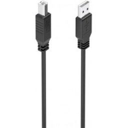 Aisens Cable USB 2.0 con Amplificador, Tipo A/M-B/M, Negro, 10m