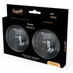 COQUETTE Chic Desire Cubre Pezones Negro 1 par