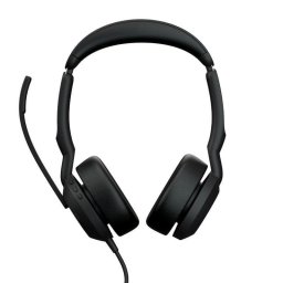 Auriculares Jabra Evolve2 50 con cable USB-A, Cancelación Activa de Ruido, Oficina Negro