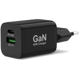 Port Designs Cargador para Portátil USB-C 45W Negro