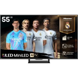 Hisense Mini LED 55U7Q Pro 55" UHD 165Hz Full Array Dolby Vision Atmos Antireflejos