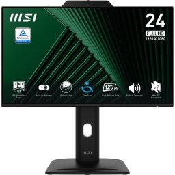 Monitor MSI Pro MP242PMG 23.8" IPS FullHD 120Hz Altavoces y Cámara USB HDMI DisplayPort Ergonomía