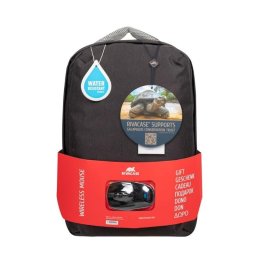Mochila Rivacase 7563 Prater 15.6″ Tejido Hidrógugo + Ratón Inalámbrico 2,4 GHz