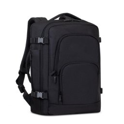 Mochila Rivacase 8461 17.3" impermeable, compartimento portátil, múltiples bolsillos, negra