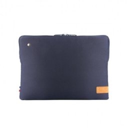 Funda Mobilis 069001 Azul para MacBook Pro 13/14" Nylon Resistente a Golpes y Rayones