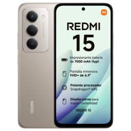 Xiaomi Redmi 15 4G 8GB 256GB 6.9" Dual SIM NFC Gris Titán Versión Importada