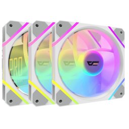 Ventilador suplementario darkFlash DM12 PRO Kit 3 ventiladores 120mm 800-1600RPM ARGB PWM kit 3 en 1