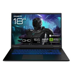 Portátil GIGABYTE GAMING A18 3WHK3DEC64SH 18" AMD Ryzen 7 260 32GB 1TB SSD RTX 5070 Windows 11 Home RGB
