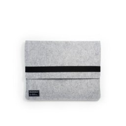 Maletín Ekomodo HR-013 funda ecológica para portátil 15" negro y gris