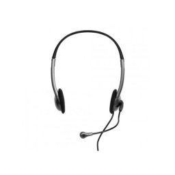 Auriculares Port Designs 901603 con cable Jack 3,5 mm para oficina y llamadas en negro