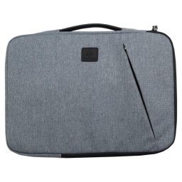 Funda portátil EXACOMPTA 17124E gris acolchada 14" poliéster reciclado