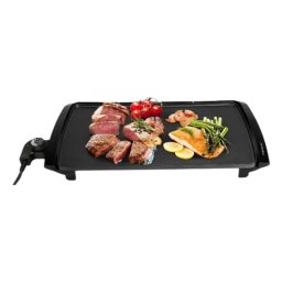 Parrilla de interior Aigostar 8433325200213 aluminio negro 2000 W superficie amplia