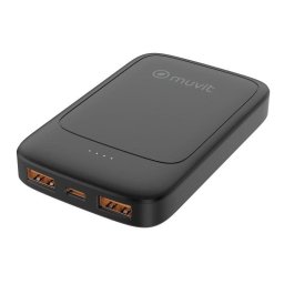 Batería externa Muvit NP56P 5000 mAh carga rápida PD20W USB-C y USB-A negra