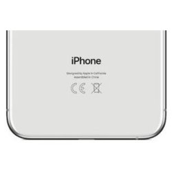 Tapa Trasera Iphone Xs Max Cristal Solo Blanco (fácil Instalación)(ce) Repuesto