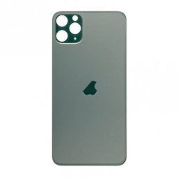 Tapa Trasera Iphone 11 Pro Cristal Solo Plata (fácil Instalación)(ce) Repuesto