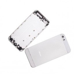 Tapa Trasera Iphone 5s A1457 Plateado Y Blanco