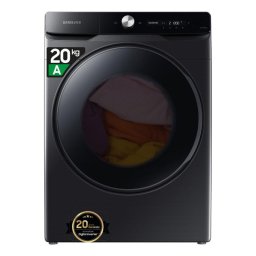 Lavadora Samsung WF20DG8650BV/U3 Carga Frontal 20 kg 1000 rpm A Negra WiFi IA Vapor PetCare