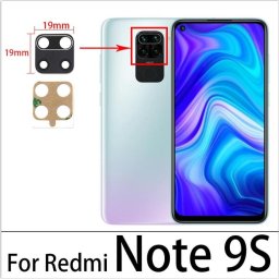 Cristal Camara Xiaomi Redmi Note 9s Lente Repuesto