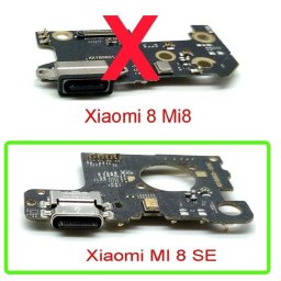 Cable Flex Xiaomi Mi8 Se Conector Carga Repuesto