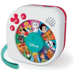 Reproductor de historias infantil Clementoni Disney Story Player 12 relatos, altavoz integrado
