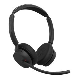 Auriculares Jabra Evolve3 45 inalámbricos Bluetooth con cancelación de ruido, micrófono y carga USB-A, negro