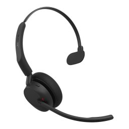 Auriculares inalámbricos Jabra Evolve3 45 Bluetooth para oficina con cancelación de ruido, negro, cómodos, con micrófono