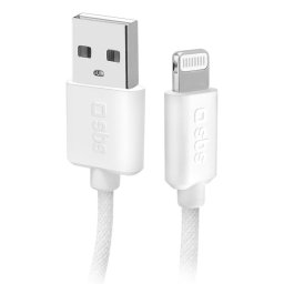 Cable Lightning a USB A SBS 1,5 m Blanco