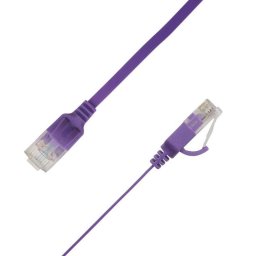 Cable de red LinkIT UTP-FL6A-00350-PU Cat6a 3,5 m plano púrpura