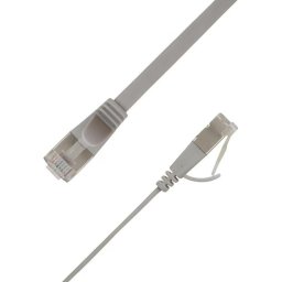 Cable de red LinkIT Cat6a U/UTP Plano 4m Gris