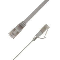 Cable de red Cat6a LinkIT U/FTP plano 2,5 m RJ-45 gris