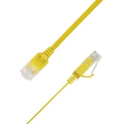 Cable de red LinkIT Flat Cat6a 3,5 m Amarillo