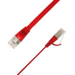 Cable de Red Plano RJ-45 LinkIT Cat6a U/FTP 5 metros Rojo