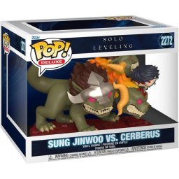 Funko Pop! Deluxe Solo Leveling Season 1 Jinwoo Vs Cerberus Figura de Vinilo