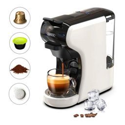 Cafetera espresso HiBREW H1A 0,6 L 19 bares 4 en 1 café frío y caliente