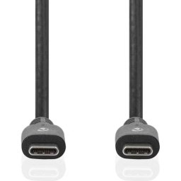 Cable USB-C Nedis USB 3.2 Gen 2 10 Gbps 100 W 2 m