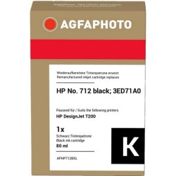 Cartucho de tinta Agfaphoto HP 712 Negro XL