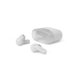 Auriculares Philips TAT2000WT inalámbricos Bluetooth para llamadas y música blancos