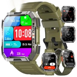 Blackview W60 Bluetooth 2,01" Negro Correa S/M Smartwatch resistente y potente